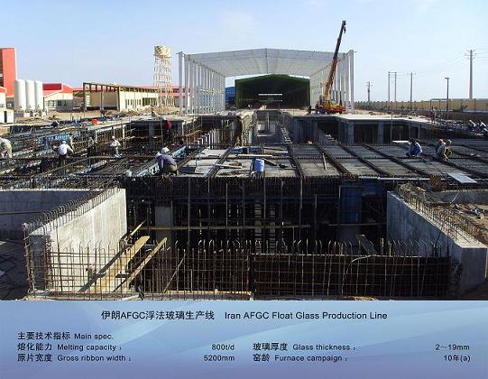 伊朗AFGC浮法玻璃出产线